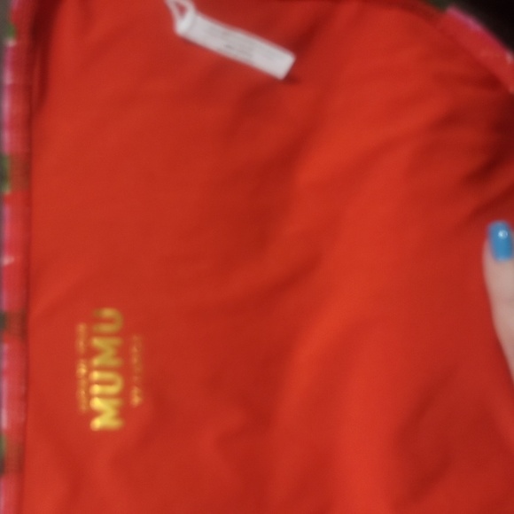 Show Me Your MuMu red Pink Floral sanibel Bikini Bottom rosie blooms micro rib - Picture 4 of 6